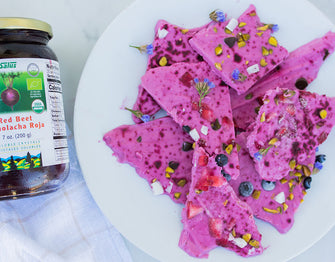 Beet the Heat with this Sweet Treat: Red Beet Frozen Yogurt Bark