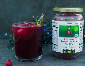 Deck Your Holiday Table With Festive Red Beet Crystals Recipes: Spritzer Mocktail & Cranberry Sauce