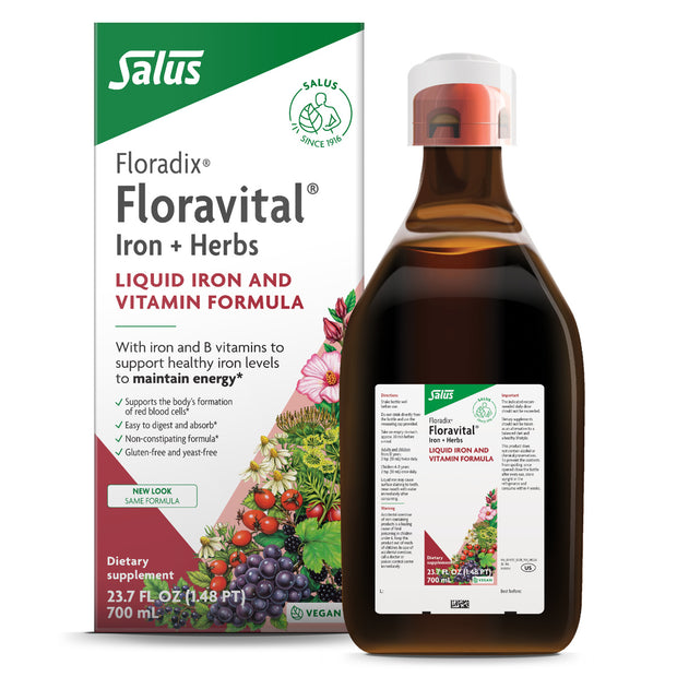 Floravital® Iron + Herbs Liquid Herbal Supplement