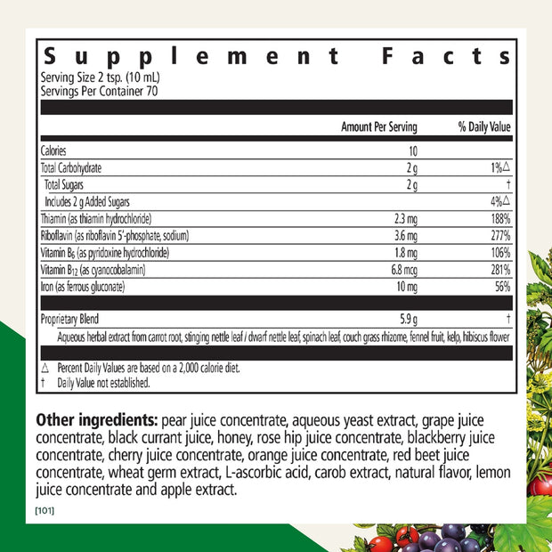 Floradix® Iron + Herbs Liquid Herbal Supplement