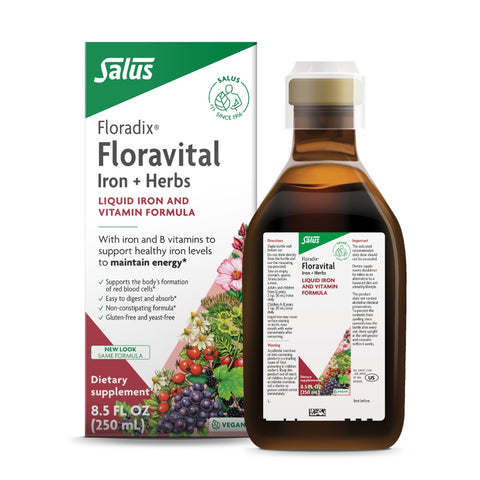 Floravital® Iron + Herbs Liquid Herbal Supplement