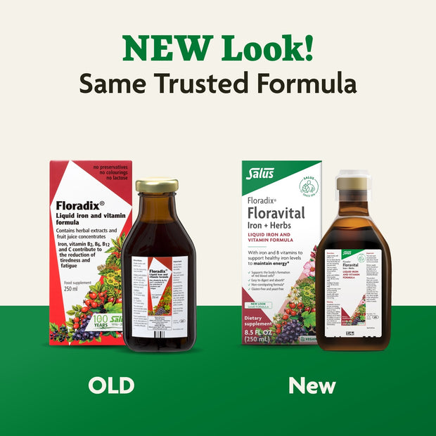 Floravital® Iron + Herbs Liquid Herbal Supplement