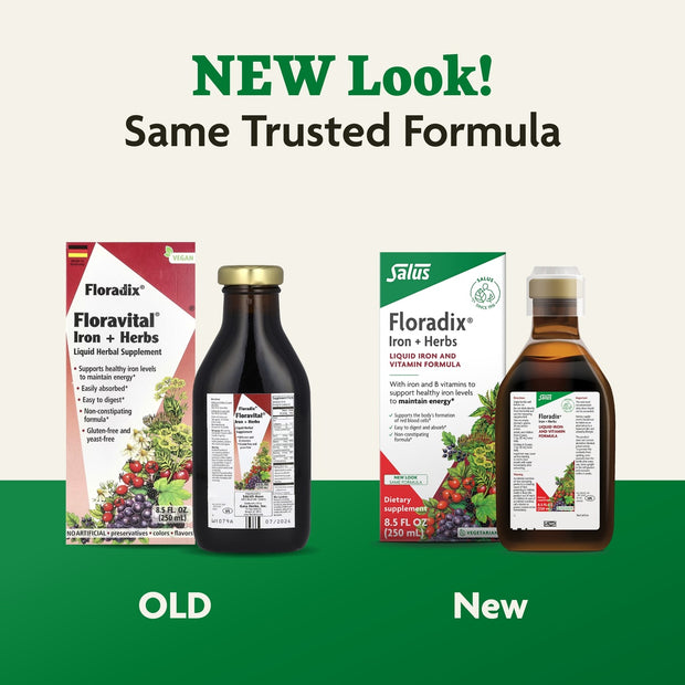 Floradix® Iron + Herbs Liquid Herbal Supplement