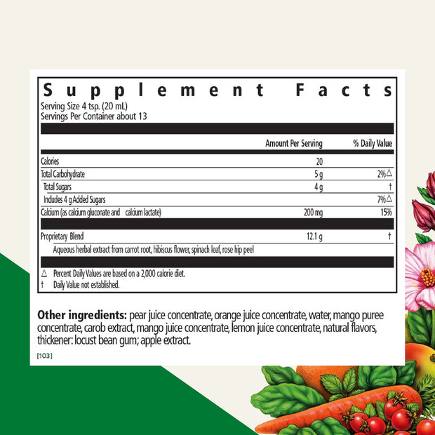 Floradix® Calcium Liquid Herbal & Mineral Supplement