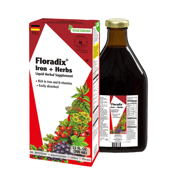Floradix® Iron + Herbs Liquid Herbal Supplement || 23 oz