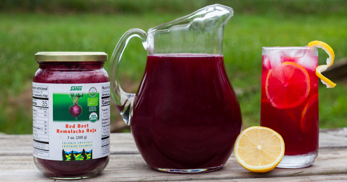 Unbeetable Refreshment: Sparkling Pink Lemonade with Red Beet Crystals