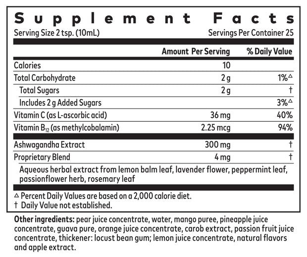 Ashwagandha Supplement Facts