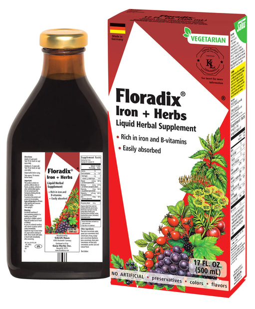 Floradix® Iron + Herbs Liquid Herbal Supplement || 17 oz