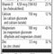 Floradix Calcium & Magnesium Liquid Herbal & Mineral Supplement supplement facts || 17 oz