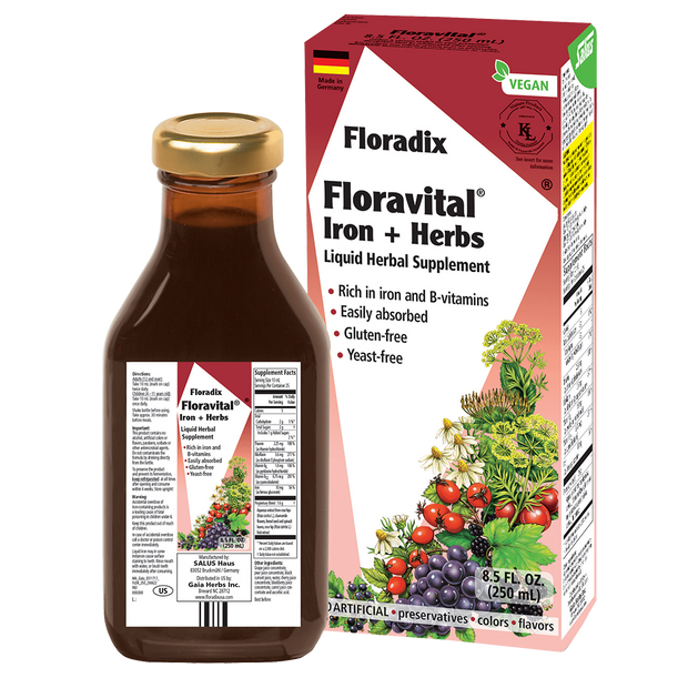 Floradix Floravital® Iron & Herbs Liquid Extract || 8.5 oz